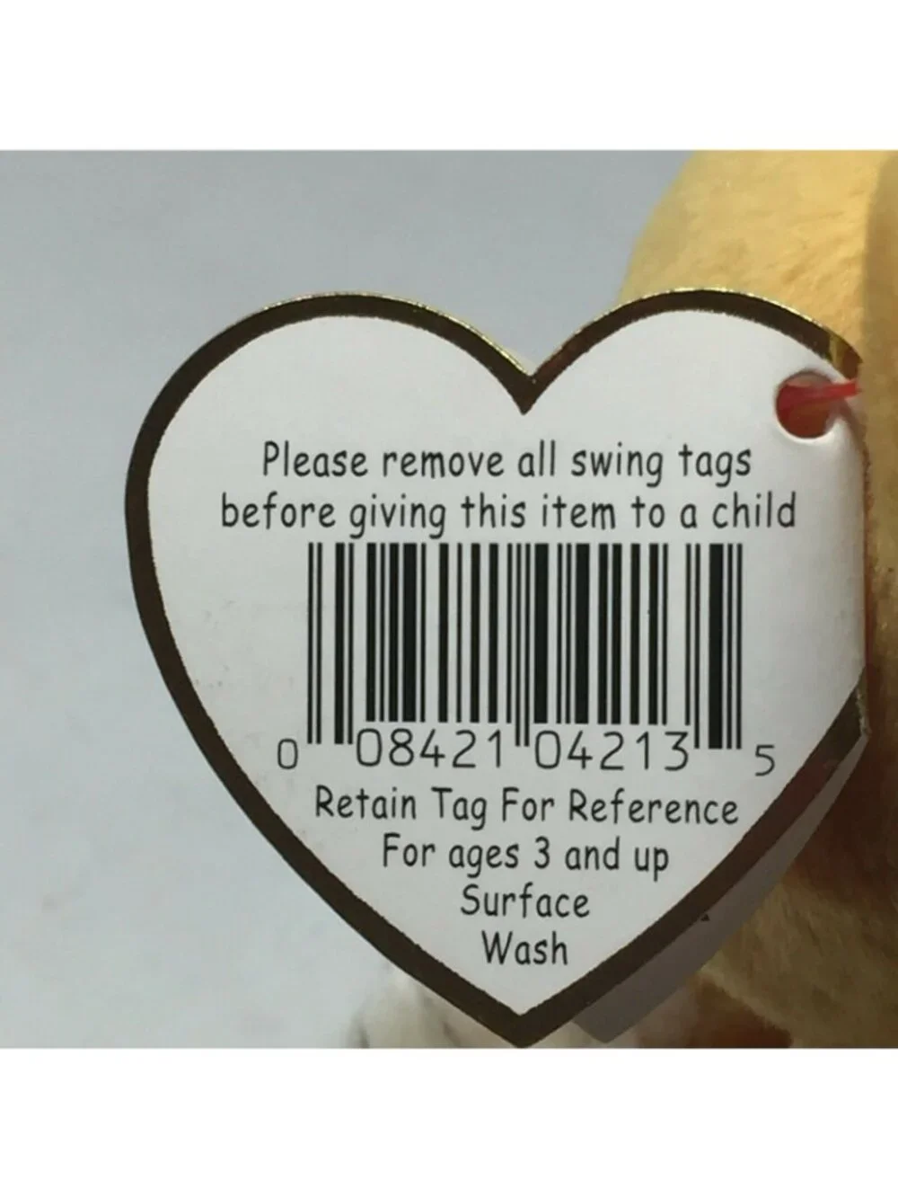 Ty Beanie Baby Hope Bear Brown Praying Plush Stuffed Animal W Tag March 23 1998